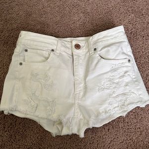 AMERICAN EAGLE high rise stretch jean shorts